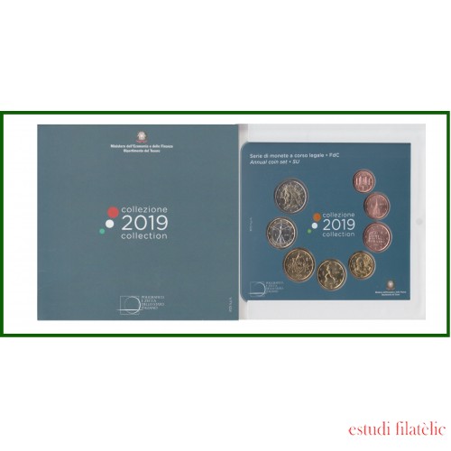 Italia 2019 Cartera Oficial Monedas € euros 