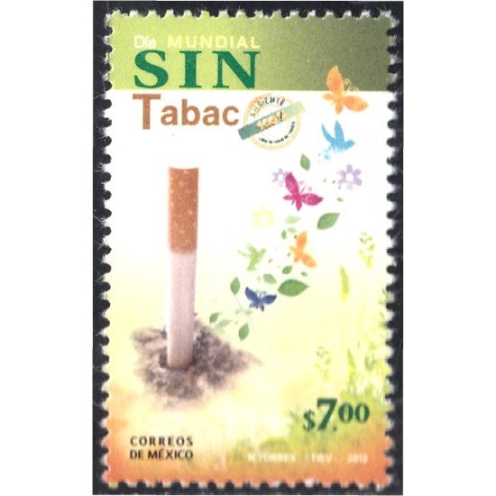 México 2685 2012 Día Mundial sin tabaco MNH