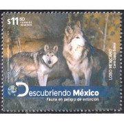 México 2683 2012 Fauna en peligro de extinción Lobo Mexicano MNH