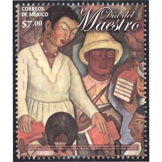 México 2675 2012 Día del maestro MNH México 2675 2012 Día del maestro MNH