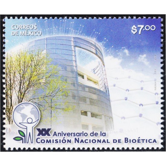 México 2662 2012 20 Aniversario de la Comisión Nacional de Bioética MNH México 2662 2012 20 Aniversario de la Comisión Nacional de Bioética MNH