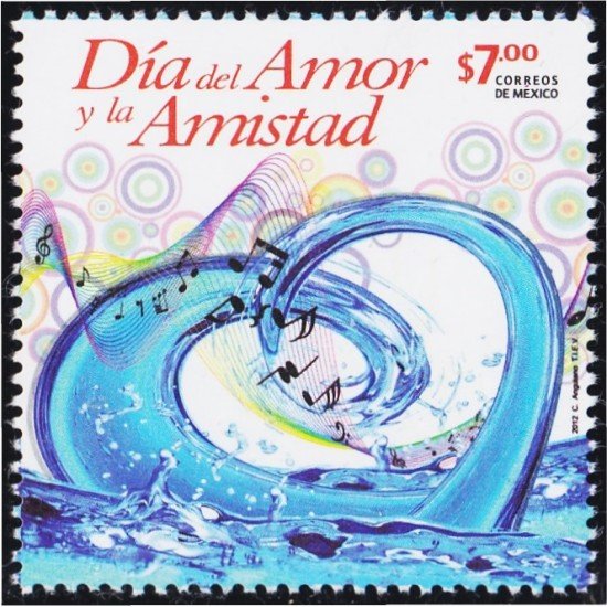México 2659 2012 Día del Amor y la Amistad MNH México 2659 2012 Día del Amor y la Amistad MNH