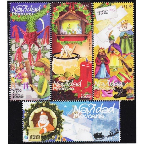 México 2648/51 2011 Navidad Chritsmas MNH México 2648/51 2011 Navidad Chritsmas MNH