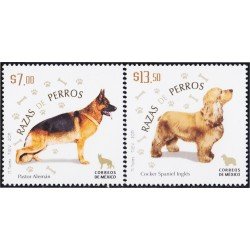 México 2646/47 2011 Razas de perros MNH México 2646/47 2011 Razas de perros MNH