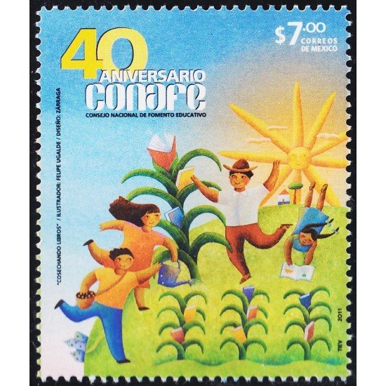 México 2644 201140 Aniversario de CONAFE MNH México 2644 201140 Aniversario de CONAFE MNH
