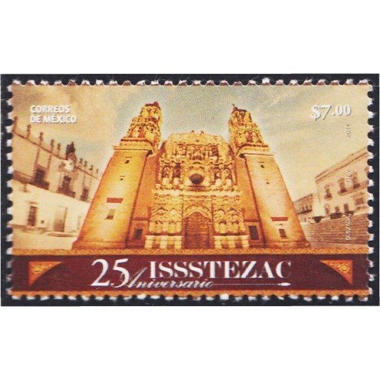 México 2643 201125 Aniversario de ISSSTEZAC MNH México 2643 201125 Aniversario de ISSSTEZAC MNH
