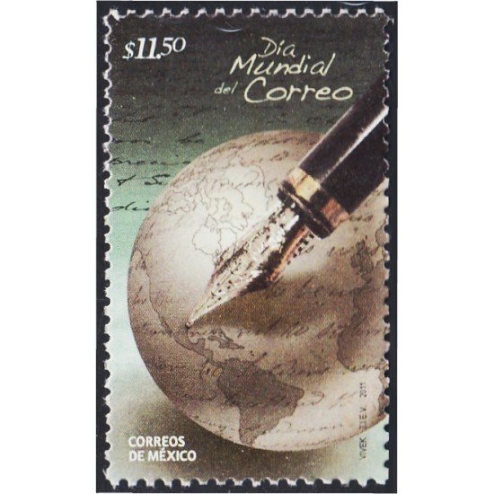 México 2625 2011 Día mundial del correo MNH México 2625 2011 Día mundial del correo MNH
