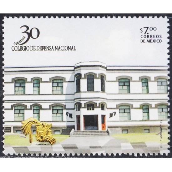 México 2616 2011 Colegio de defensa Nacional MNH México 2616 2011 Colegio de defensa Nacional MNH