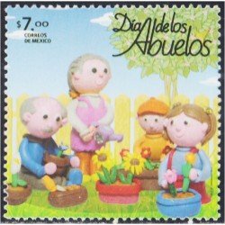 México 2613 2011 Día de los abuelos MNH México 2613 2011 Día de los abuelos MNH