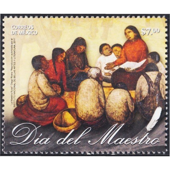 México 2596 2011 Día del maestro MNH México 2596 2011 Día del maestro MNH
