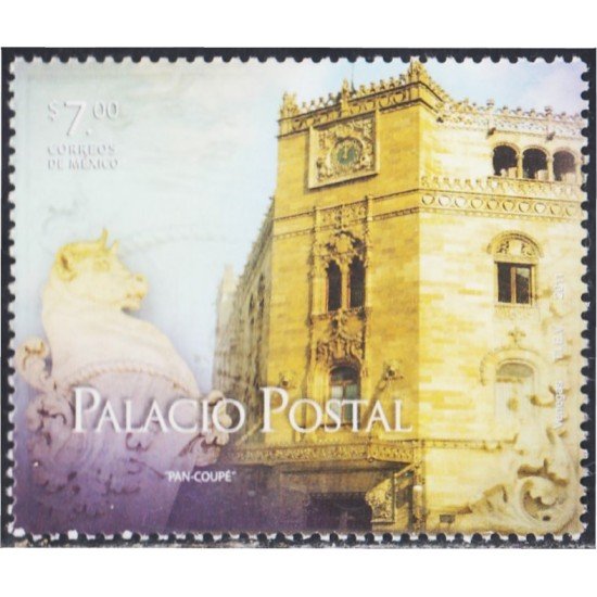 México 2595 2011 Palacio Postal MNH México 2595 2011 Palacio Postal MNH