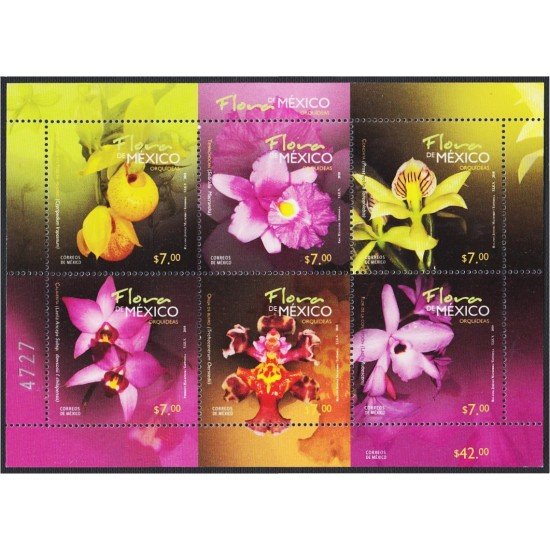 México 2579/84 2010 Flora flores flowers MNH México 2579/84 2010 Flora flores flowers MNH