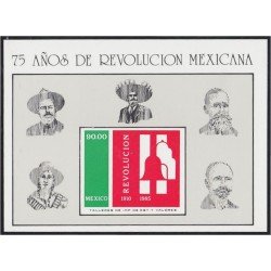 Mexico HB 30 1985 75 Años de la Revolución Mexicana MNH Mexico HB 30 1985 75 Años de la Revolución Mexicana MNH