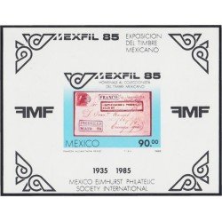 Mexico HB 28 1985 Exposición del timbre mexicano MNH Mexico HB 28 1985 Exposición del timbre mexicano MNH