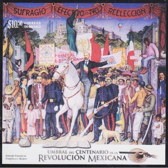 Mexico HB 69 Umbral del Centenario de la Revolución Mexicana MNH Mexico HB 69 Umbral del Centenario de la Revolución Mexicana MNH