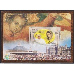 Mexico HB 43 1999 Visita de Juan Pablo II MNH