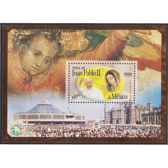 Mexico HB 43 1999 Visita de Juan Pablo II MNH Mexico HB 43 1999 Visita de Juan Pablo II MNH