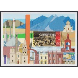 Mexico HB 39 1996 IV Centenario de la Fundación de Monterrey MNH