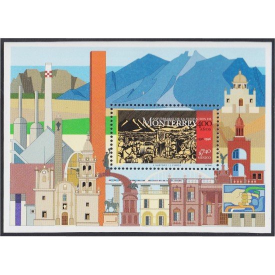 Mexico HB 39 1996 IV Centenario de la Fundación de Monterrey MNH Mexico HB 39 1996 IV Centenario de la Fundación de Monterrey MNH