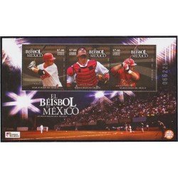 Mexico HB 74 2010 El beísbol en México MNH