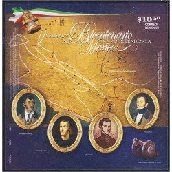 Mexico HB 71 2009 Umbral Bicentenario Independencia de Mexico MNH