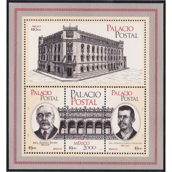 Mexico HB 53 2000 Palacio Postal MNH Mexico HB 53 2000 Palacio Postal MNH