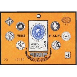 Mexico HB 15 1968 EFIMEX Exposición Filatélica Internacional MH Mexico HB 15 1968 EFIMEX Exposición Filatélica Internacional MH