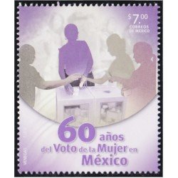 México 2754 2013 60 Años del voto de la mujer en México MNH México 2754 2013 60 Años del voto de la mujer en México MNH