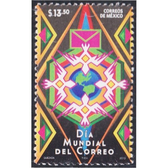 México 2753 2013 Día Mundial del Correo MNH México 2753 2013 Día Mundial del Correo MNH