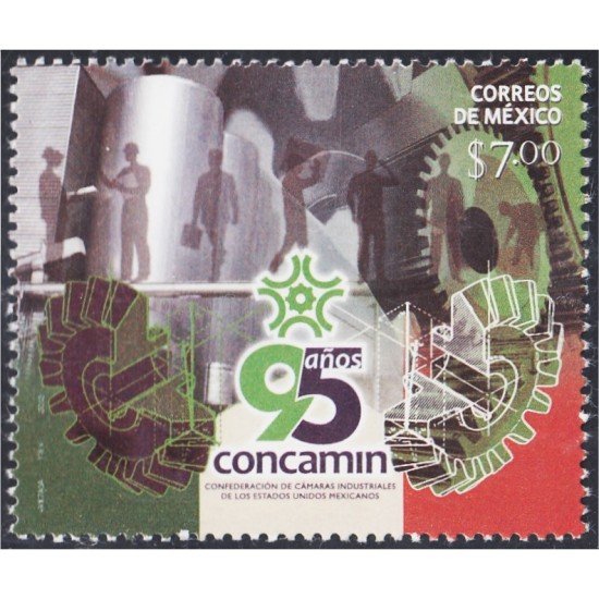 México 2746 2013 95 Años de CONCAMIN MNH México 2746 2013 95 Años de CONCAMIN MNH
