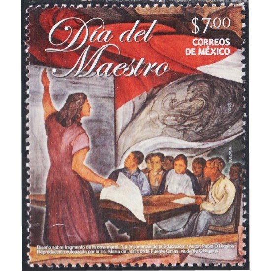 México 2739 2013 Día del Maestro MNH