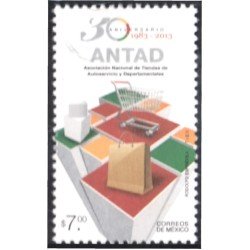 México 2729 2013 30 Aniversario de ANTAD MNH México 2729 2013 30 Aniversario de ANTAD MNH