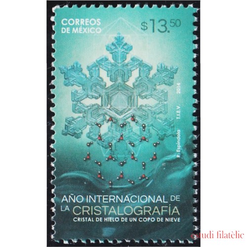 México 2873 2014 Año Internacional de la Cristalografía MNH