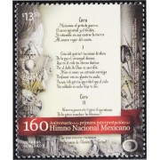 México 2868 2014 160 Aniversario del Himno Nacional MNH