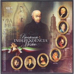 Mexico HB 75 2010 Bicentenario de la Independencia de México MNH
