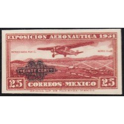 Mexico A- 38 1932 Avioneta Airplane MNH sin dentar Mexico A- 38 1932 Avioneta Airplane MNH sin dentar
