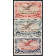 Mexico A- 2/4 1927/28 Águila Pájaro Bird MNH