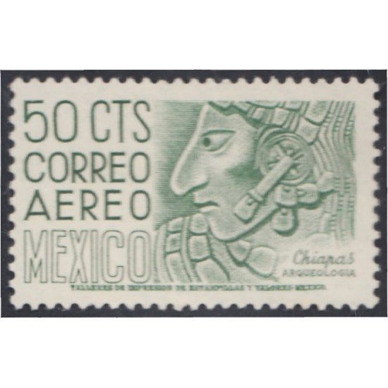 Mexico A- 183H 1953/56 Chiapas Arqueología MNH Mexico A- 183H 1953/56 Chiapas Arqueología MNH