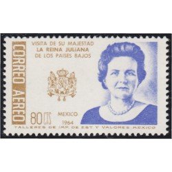 Mexico A- 246 1964 Visita de su Majestad la Reina Juliana de los Países Bajos MNH Mexico A- 246 1964 Visita de su Majestad la Reina Juliana de los Países Bajos MNH