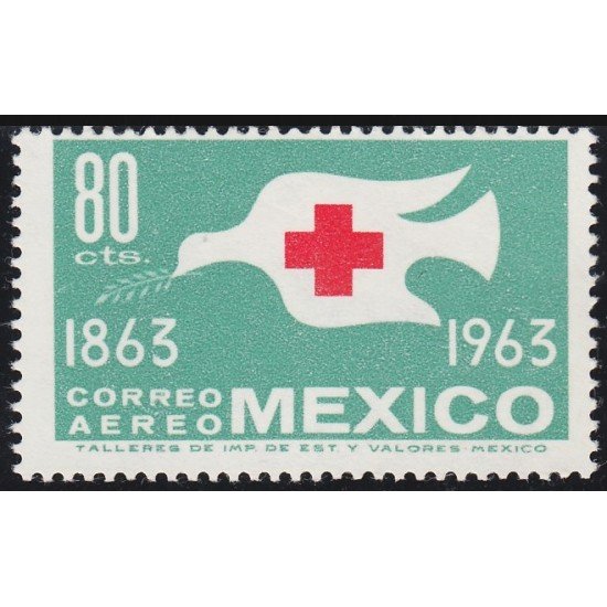 Mexico A- 240 1963 Centenario de la Cruz Roja Internacional MNH Mexico A- 240 1963 Centenario de la Cruz Roja Internacional MNH
