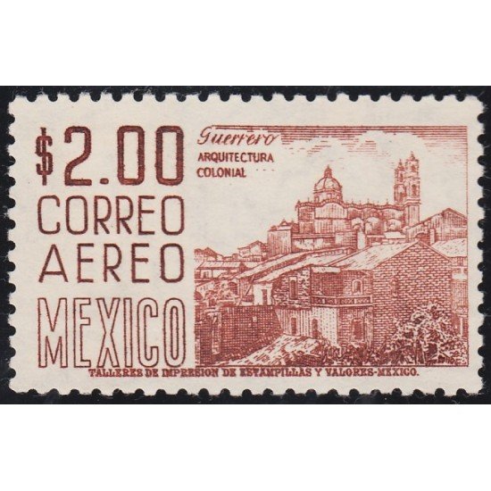 Mexico A- 227 1962/63 Guerrero Arquitectura Colonial MNH Mexico A- 227 1962/63 Guerrero Arquitectura Colonial MNH