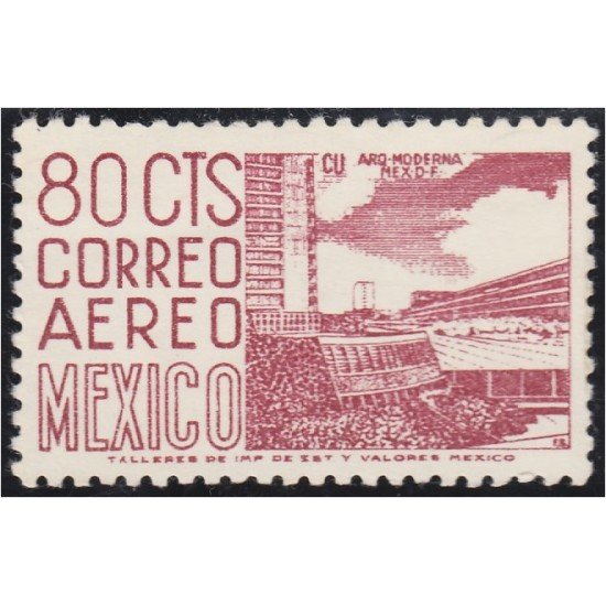 Mexico A- 226 1962/63 Arquitectura Moderna MNH Mexico A- 226 1962/63 Arquitectura Moderna MNH
