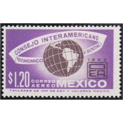 Mexico A- 224 1962 Consejo Interamericano Económico y Social MNH Mexico A- 224 1962 Consejo Interamericano Económico y Social MNH