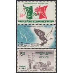 Mexico A- 211/13 1960 150 Años Independencia Nacional MNH