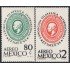 Mexico A- 285/86 1968 EFIMEX Exposición Política Internacional MNH