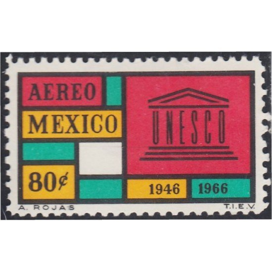Mexico A- 273 1966 UNESCO MNH Mexico A- 273 1966 UNESCO MNH