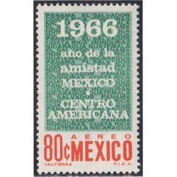 Mexico A- 269 1966 Año de la amistad Mexico y Centroamérica MNH Mexico A- 269 1966 Año de la amistad Mexico y Centroamérica MNH