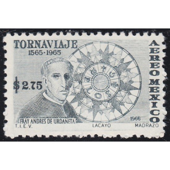 Mexico A- 265 1966 Fray Andrés de Urdaneta MNH Mexico A- 265 1966 Fray Andrés de Urdaneta MNH