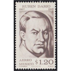 Mexico A- 264 1966 Poeta Rubén Darío MNH Mexico A- 264 1966 Poeta Rubén Darío MNH