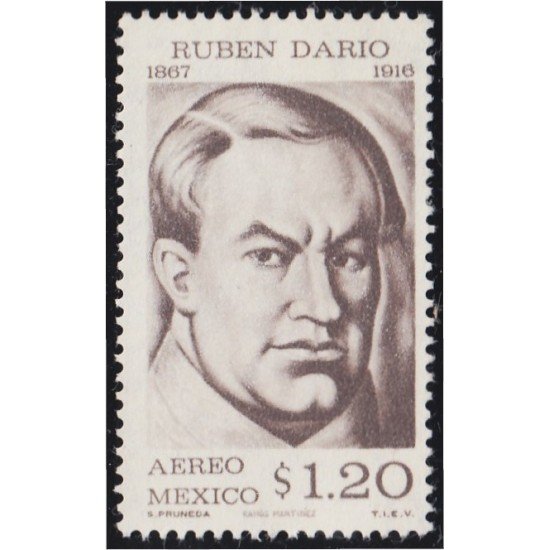 Mexico A- 264 1966 Poeta Rubén Darío MNH Mexico A- 264 1966 Poeta Rubén Darío MNH